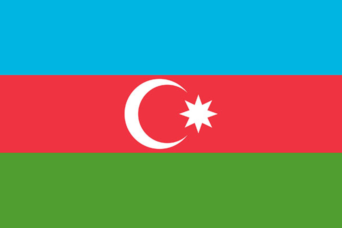 Azerbaijan Flag