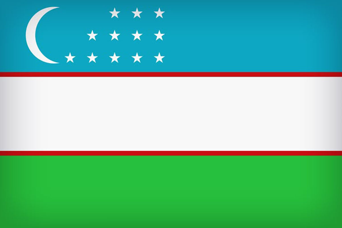 Uzbekistan Flag